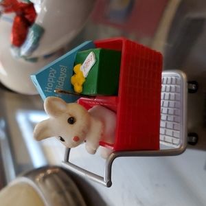 1990 shopping cart ornament